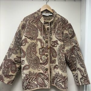 Genuine 70s Vintage Flashback Paisley Jacket 2X